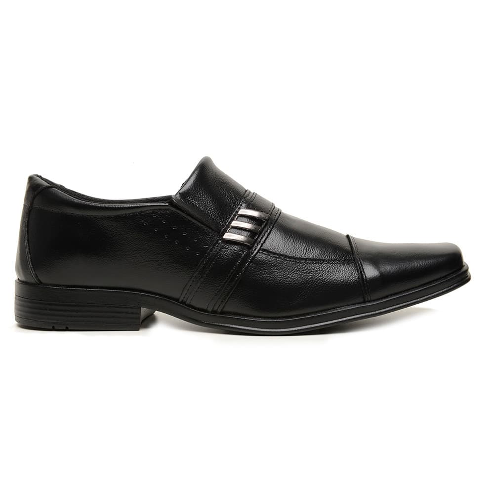 Sapato Social Masculino Elegante Confortável Couro Super Confortável Macio Trabalho Dia a Dia