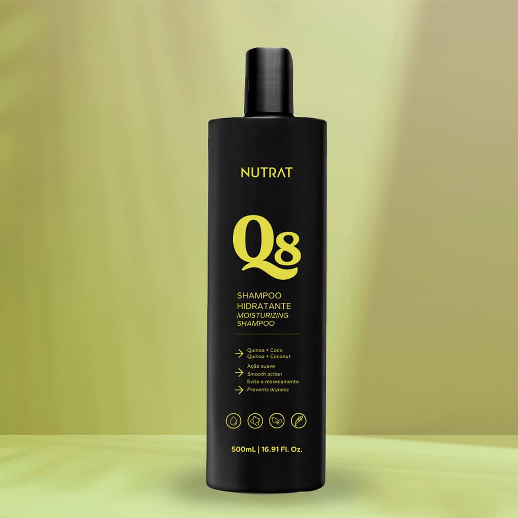 Shampoo Hidratante Q8 Côco e Quinoa 500 ml