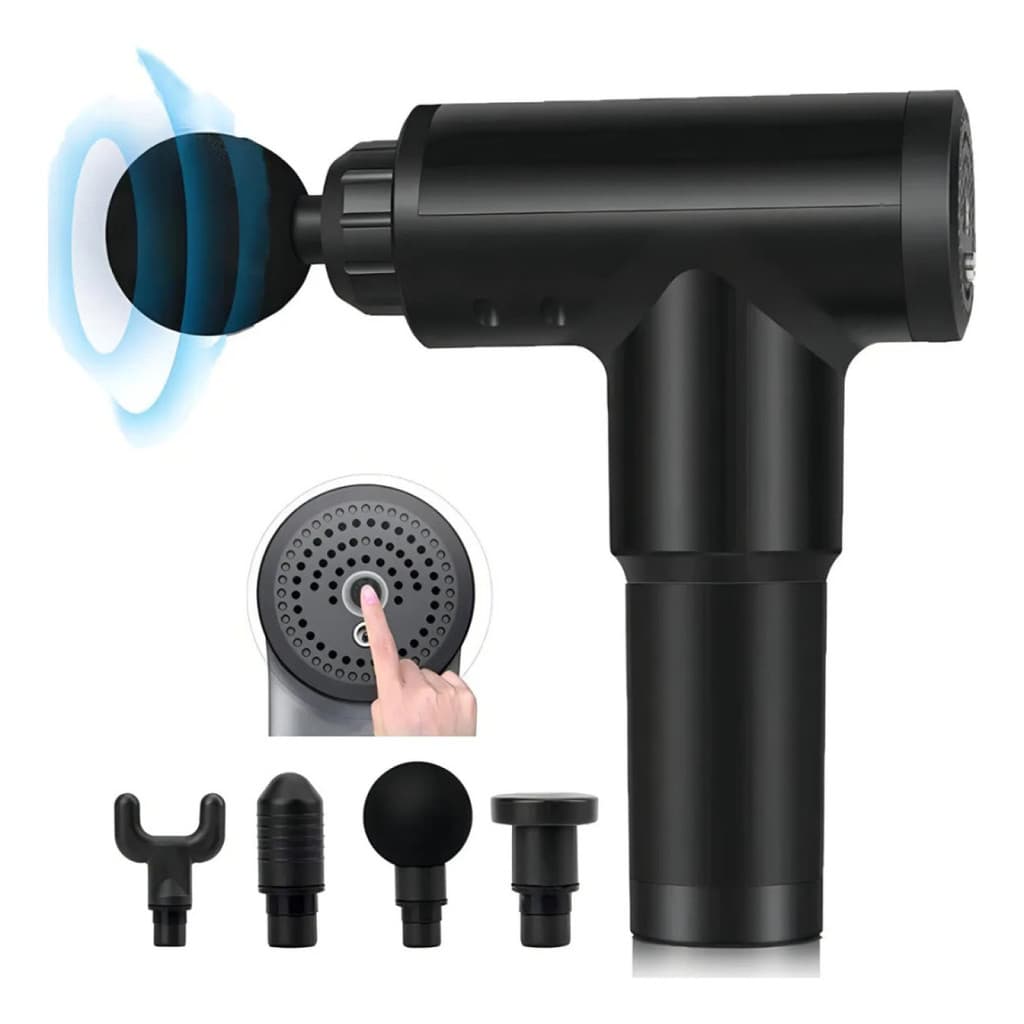 Massageador Elétrico Muscular Profissional Portátil Pistol