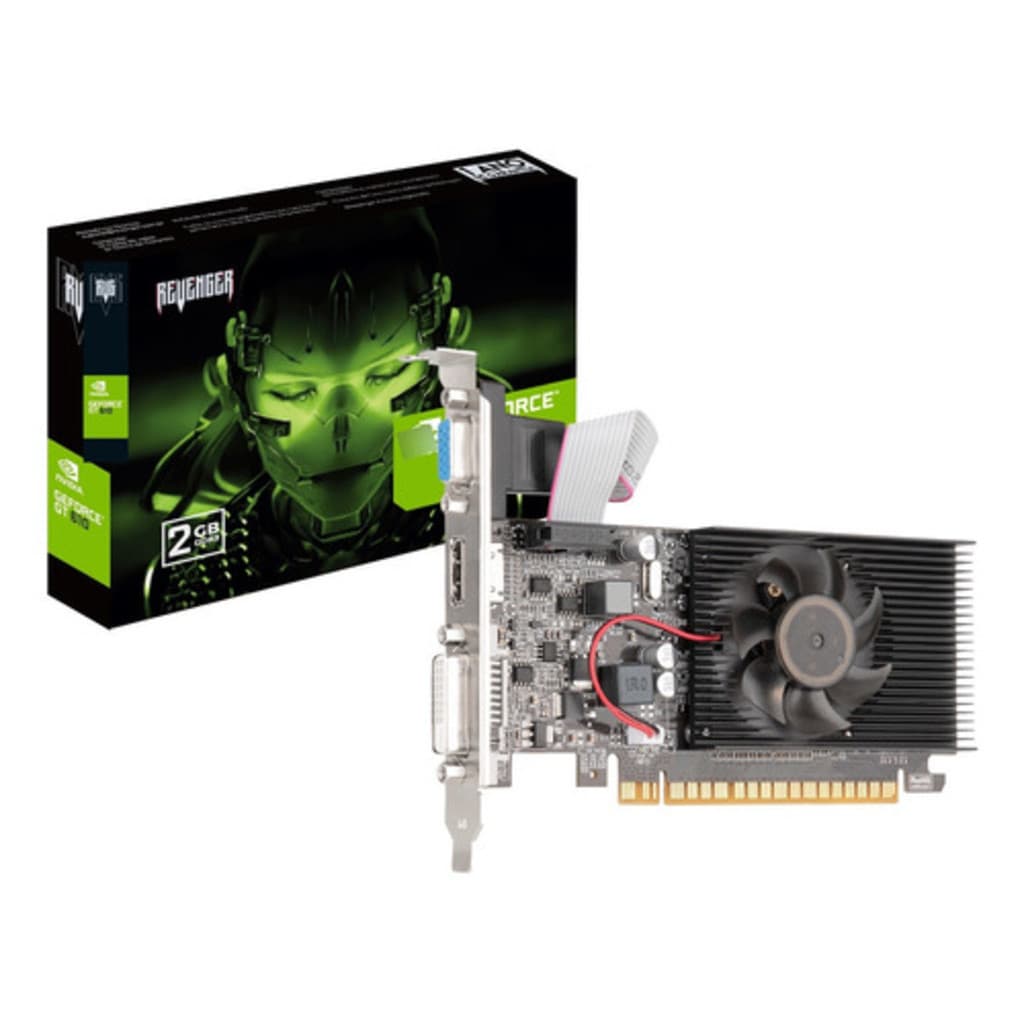 Placa De Vídeo Nvidia Ge Force Gt610 2gb Ddr3 Hdmi Vga Dvi