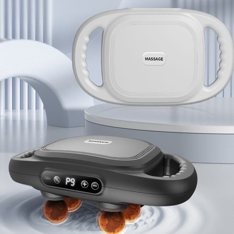 Novo pistola de fáscia de seis cabeças relaxante muscular profundo massageador de corpo inteiro -KODI06091/92