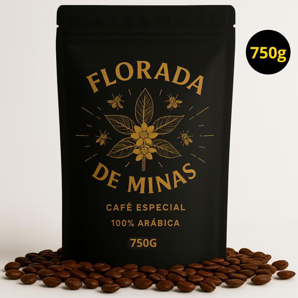 Café Especial em Grãos 750g Torrado - 100% Arábica | Arara e Mundo Novo