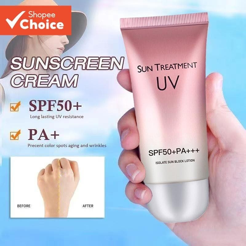 Creama Protetora Solar Intensiva UV SPF50+ PA+ | Creme Refrescante Alta Proteção de Amplo Espectro