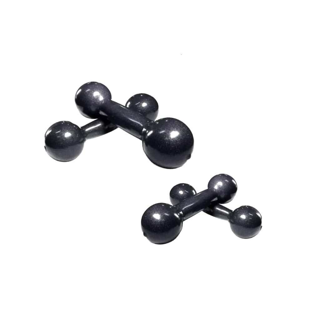 Kit 30kg em Halter Emborrachado 2 x 6kg + 2 x 9kg Supino Musculação Academia