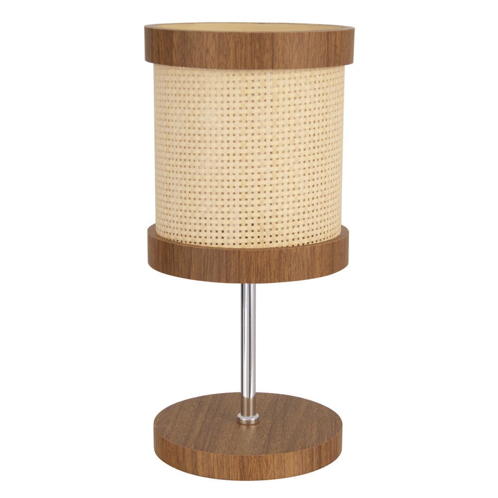 Luminária de mesa Abajur Palha Natural Led Straw Mini 2500 Freijo Luminárias  Müller