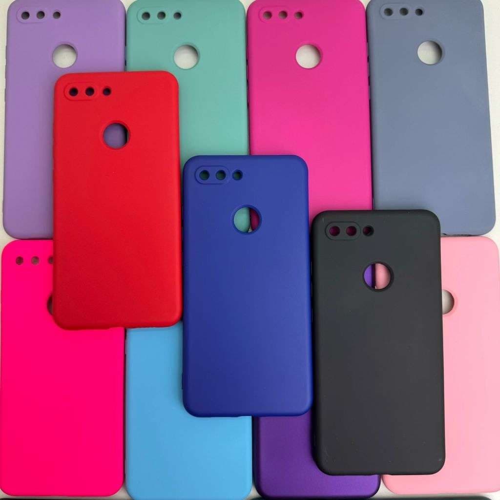 Capa Capinha de Celular - Mi 8 Lite - Xiaomi Silicone Aveludado Capinha Case