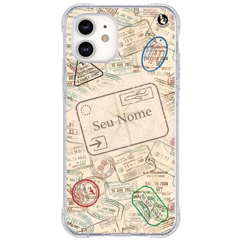Capinha de Celular Passaporte com Nome-Diversos Celulares