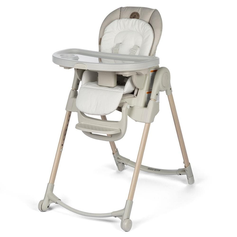 Cadeira de Alimentação Mila Maxi Cosi 0-60kg Bebê 9 Alturas Classic Oat