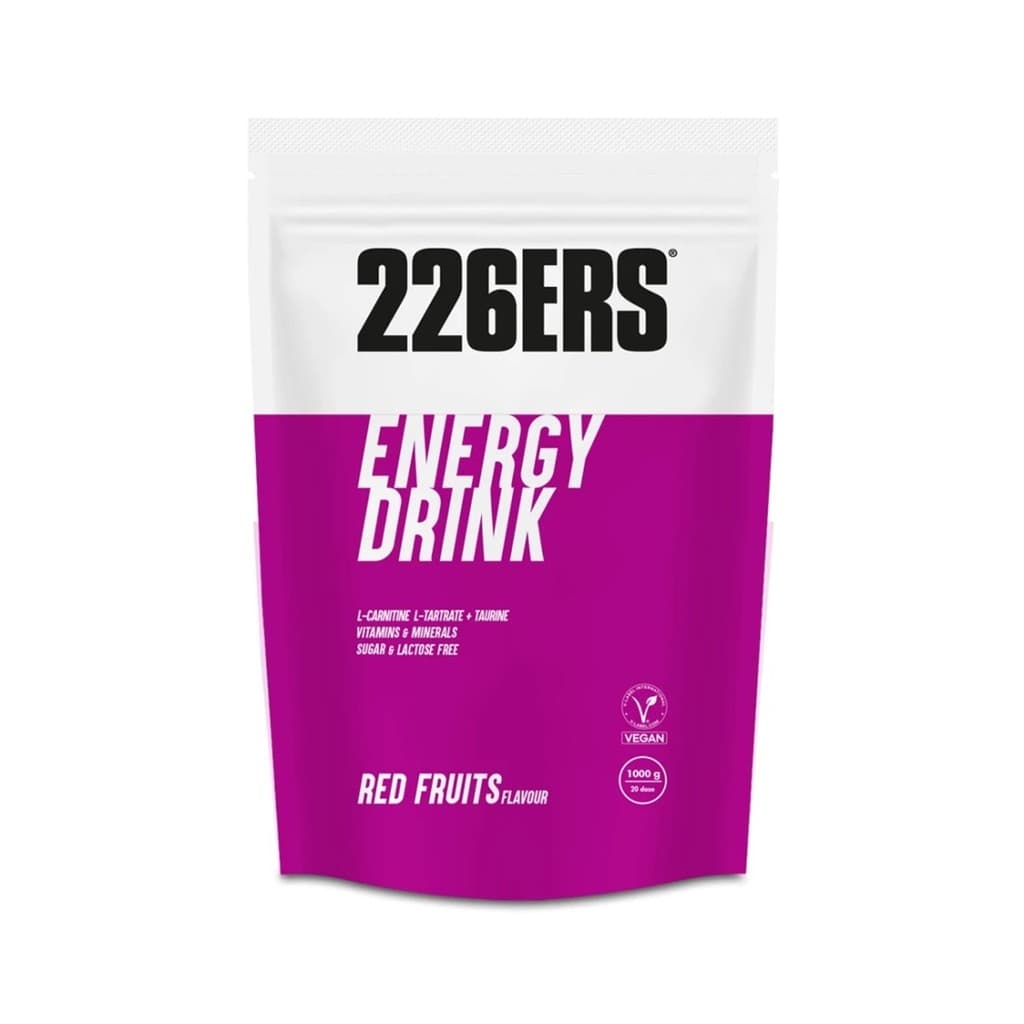 ENERGY DRINK Bebida Energética Vegana 1kg 226ERS Red Fruits