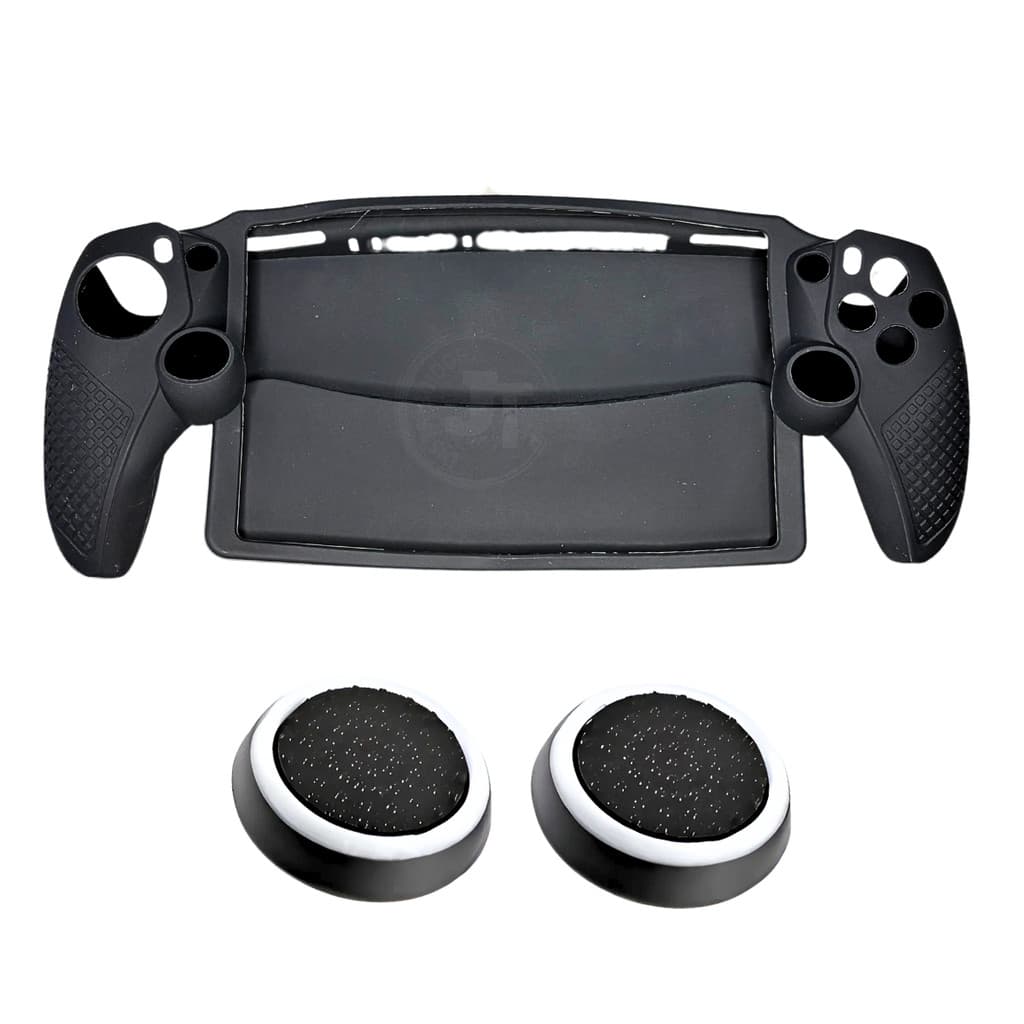 Kit Capa + 2 Grips P/ Ps Portal Protetor Silicone Case Video Game Controle Console Geek Analógico