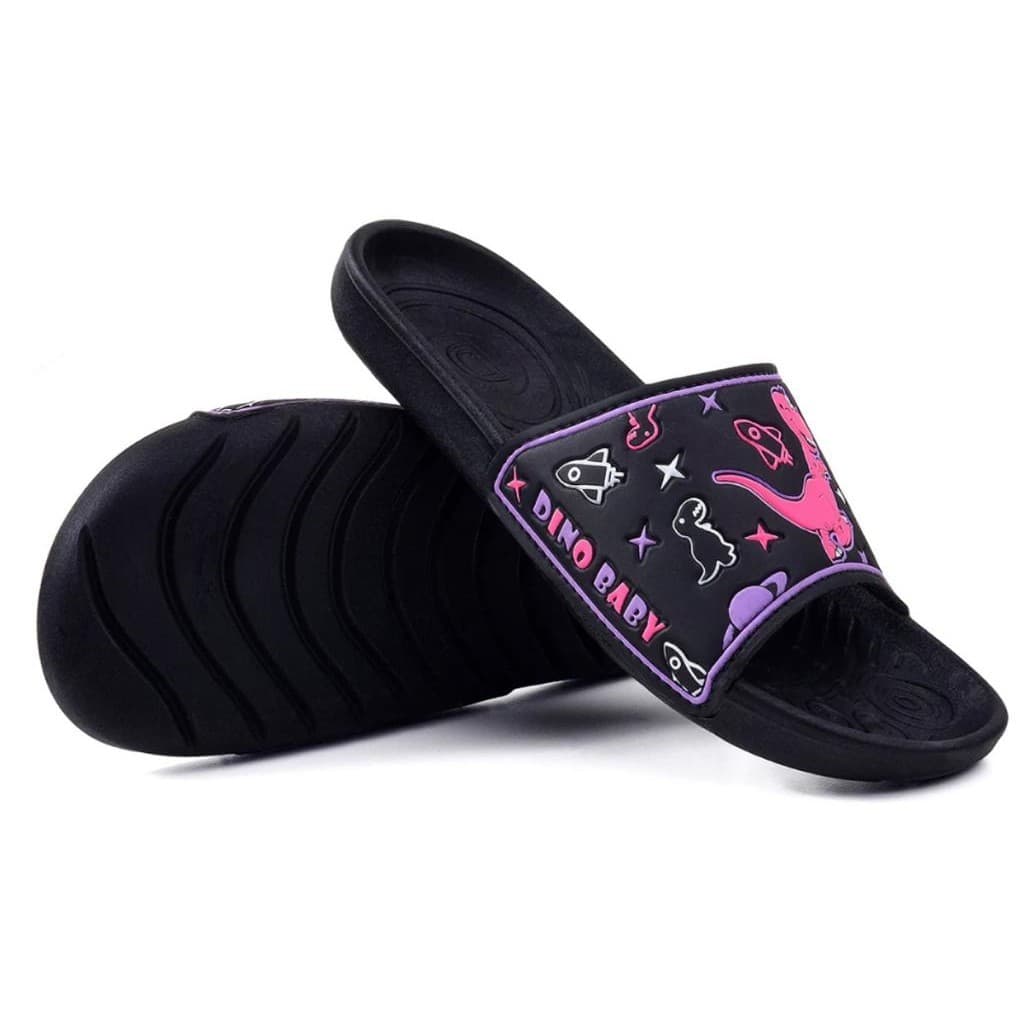 Chinelo Infantil Confortável Confortável Dino Baby Escolar 24/25ao32/33