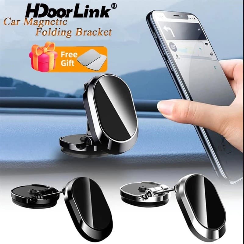 Hdoorlink 360 Suporte Magnético Giratório Para Telefone Carro Smartphone GPS Dobrável No Xiaomi