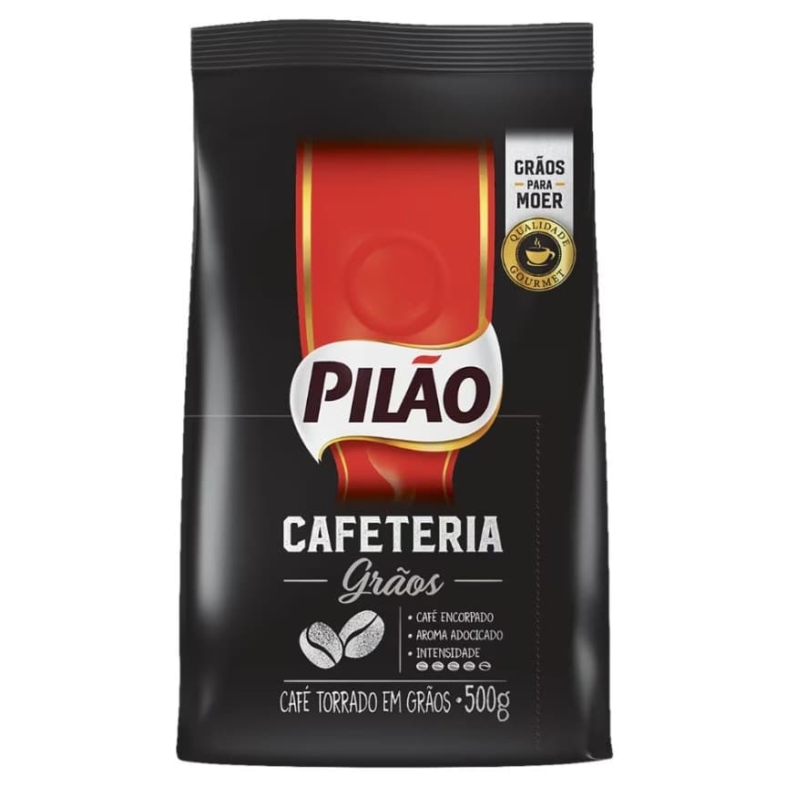 Café Torrado em Grão Pilão Cafeteria 500g