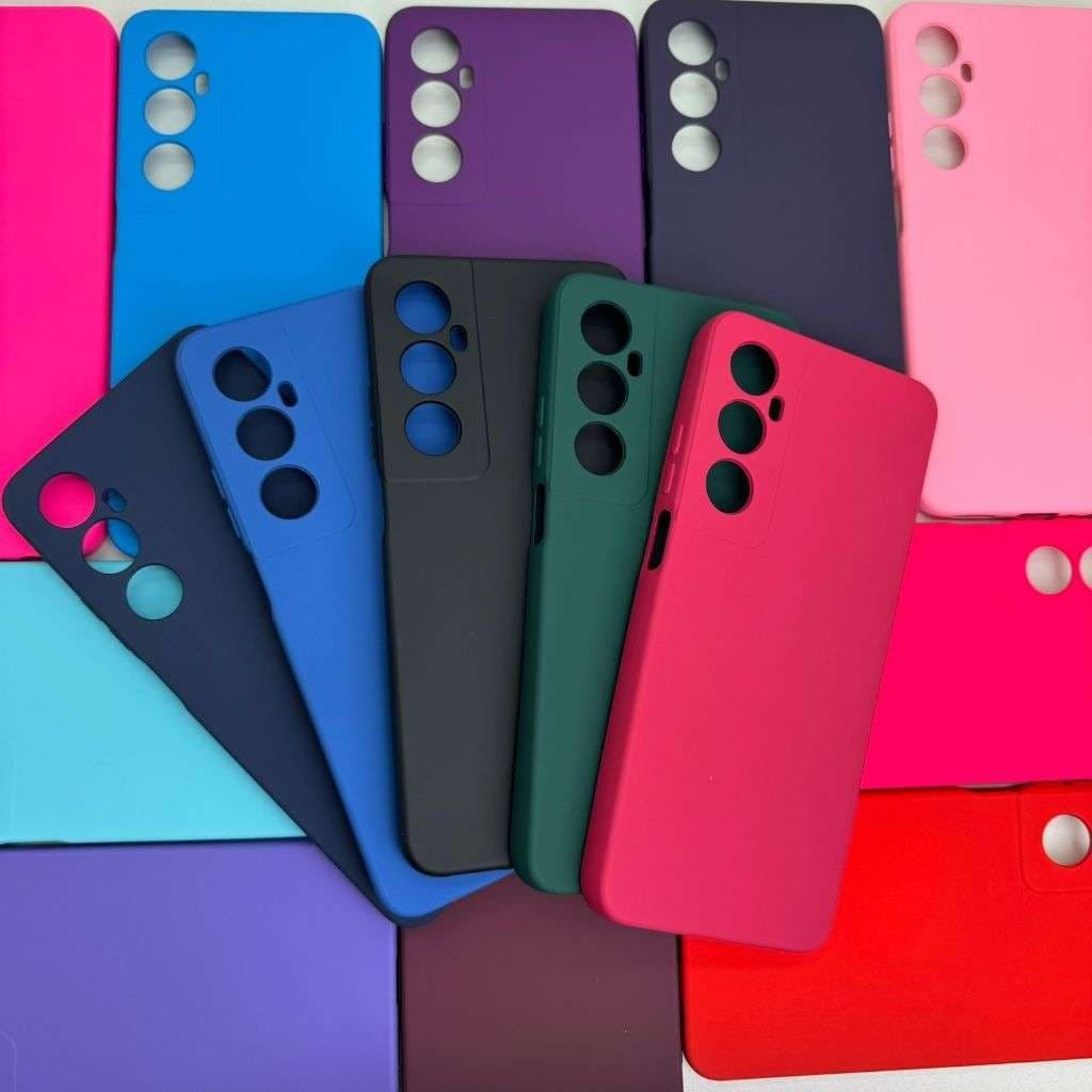 Capa Capinha de Celular - Realme C65 - Realme Silicone Aveludado Capinha Case