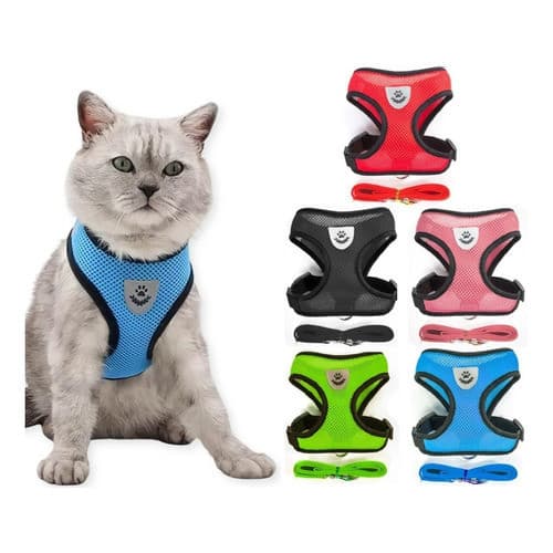 Coleira Peitoral Para Gatos Coleira Com Guia Coleira Pet para Cães cachorro Pequeno porte e Filhotes