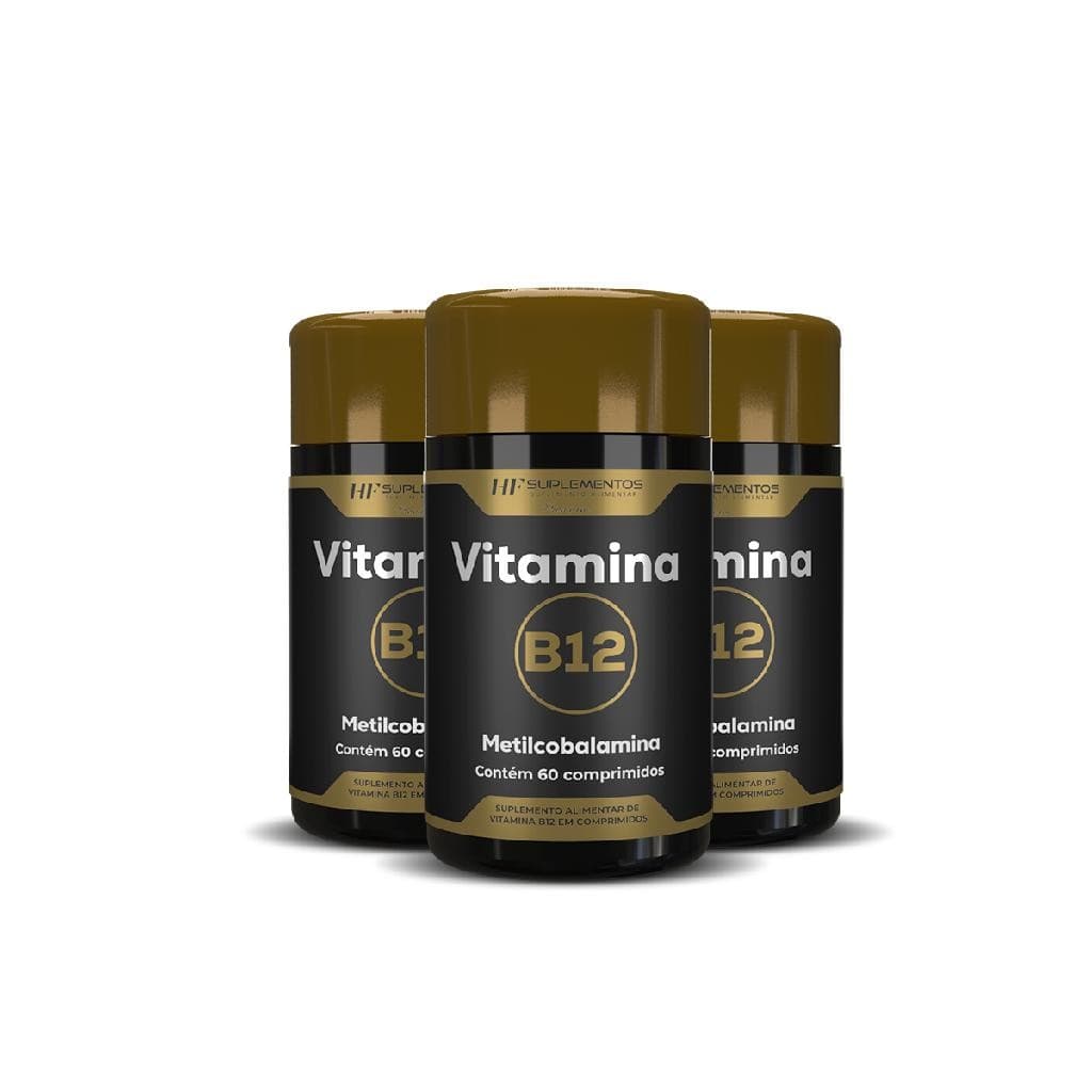 3X VITAMINA B12 METILCOBALAMINA 60COMPRIMIDOS HF SUPLEMENTOS