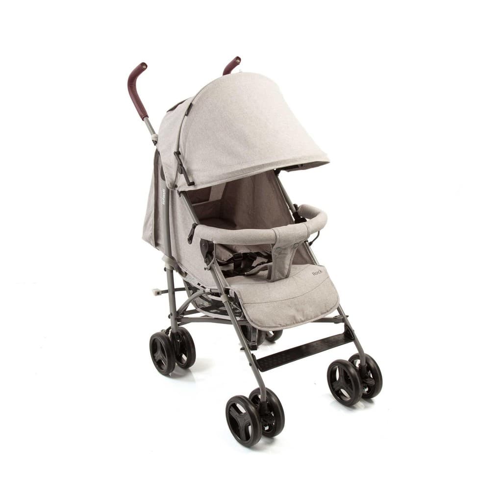 Carrinho de Bebê Rock Infanti Guarda Chuva Passeio 0-15kg Reclinável Grey Ice