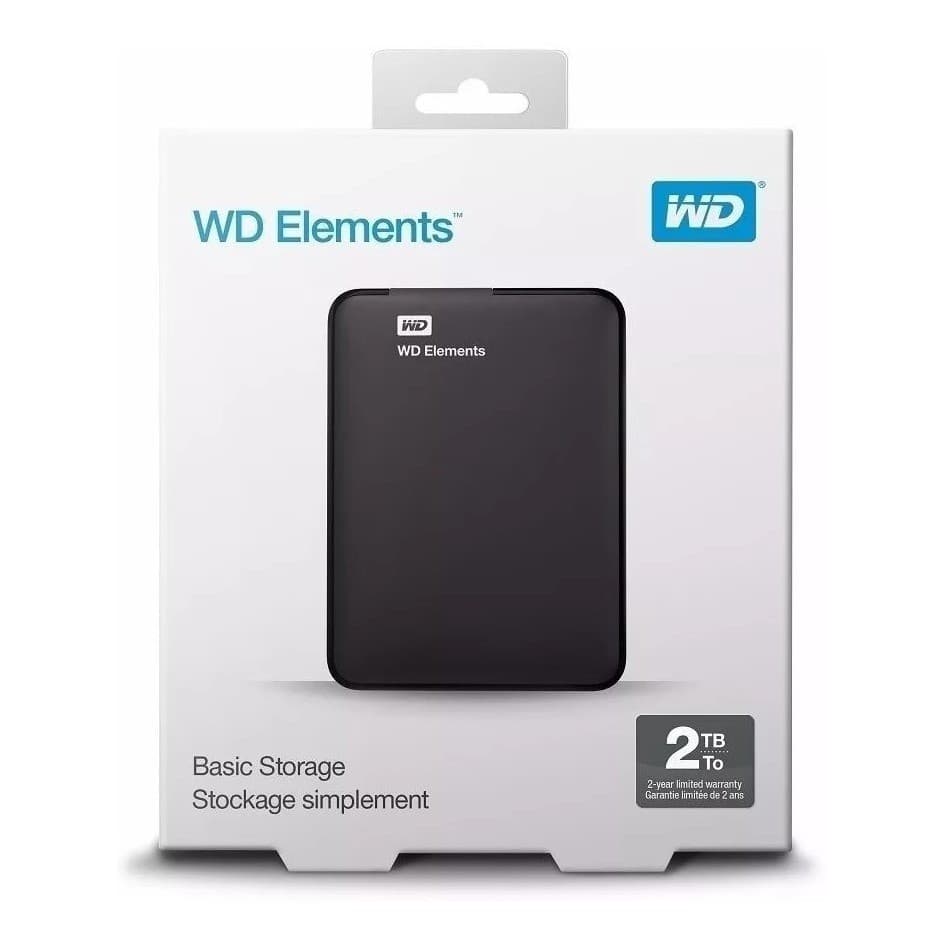 Hd Externo 2tb Wd Elements Portátil Usb 3.0 Western / 2107