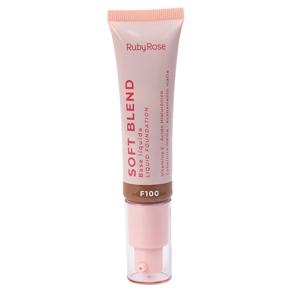 Base Líquida Soft Blend Cor F100 - Ruby Rose