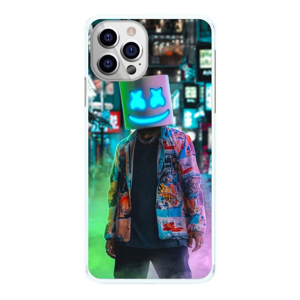 Capinha Dj Marshmello na Cidade Azul Capa de Celular