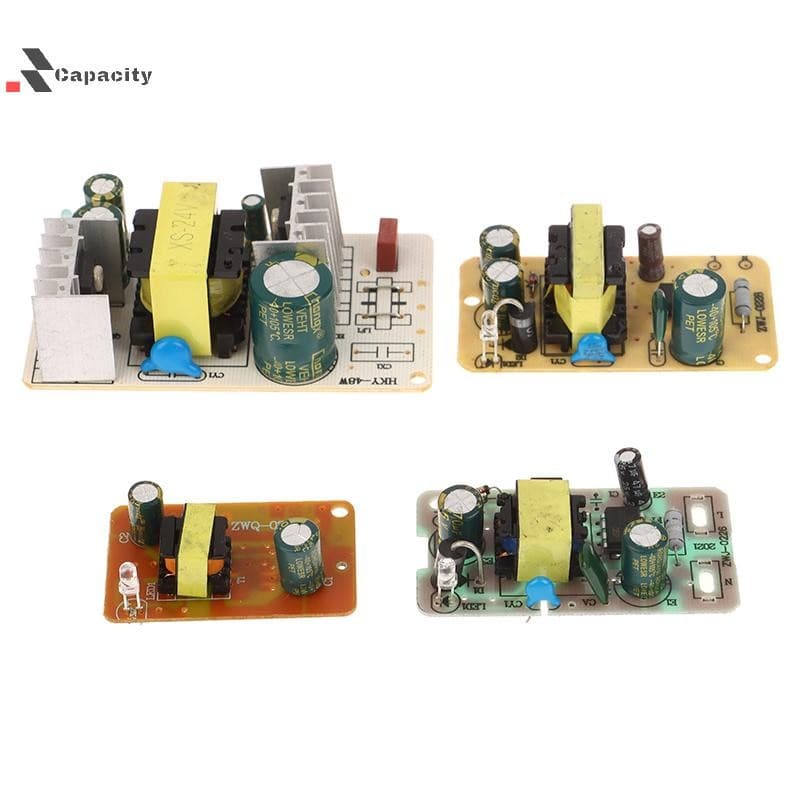 Capacidade 3V/5V/6V/9V/12V 1A/2A 24V 2A Módulo De Fonte De Alimentação Comutada Proteção Contra Curto-Circuito De Sobrec