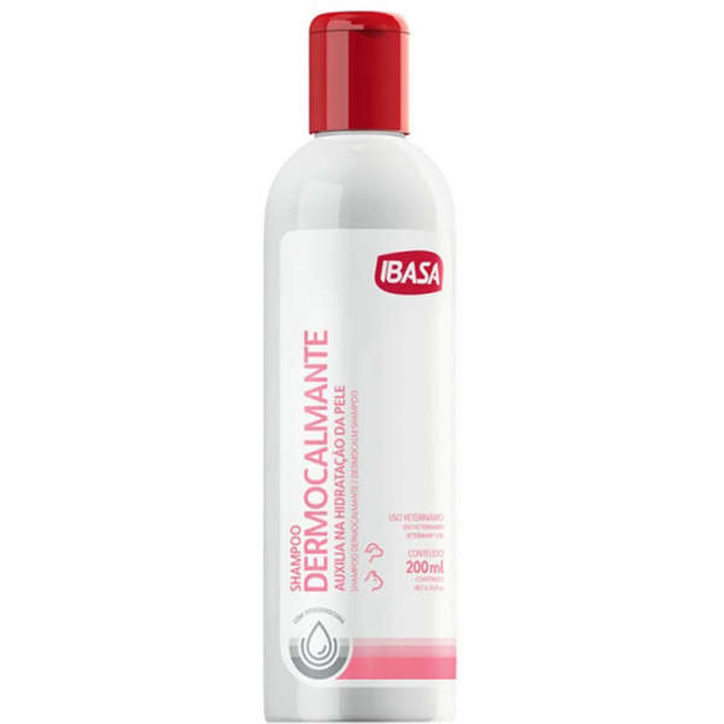 Shampoo Dermocalmante Ibasa para Cães e Gatos - 200 mL