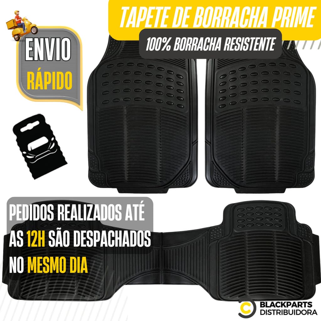 Tapete Automotivo Ford Carpete Carro Borracha Reforçado