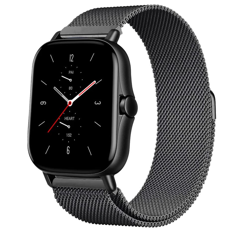 Pulseira Relogio Smartwatch Metal milanês respirável para smartwatch 20 22 38 40 41 42 44 45 49 mm Ultra Resistente