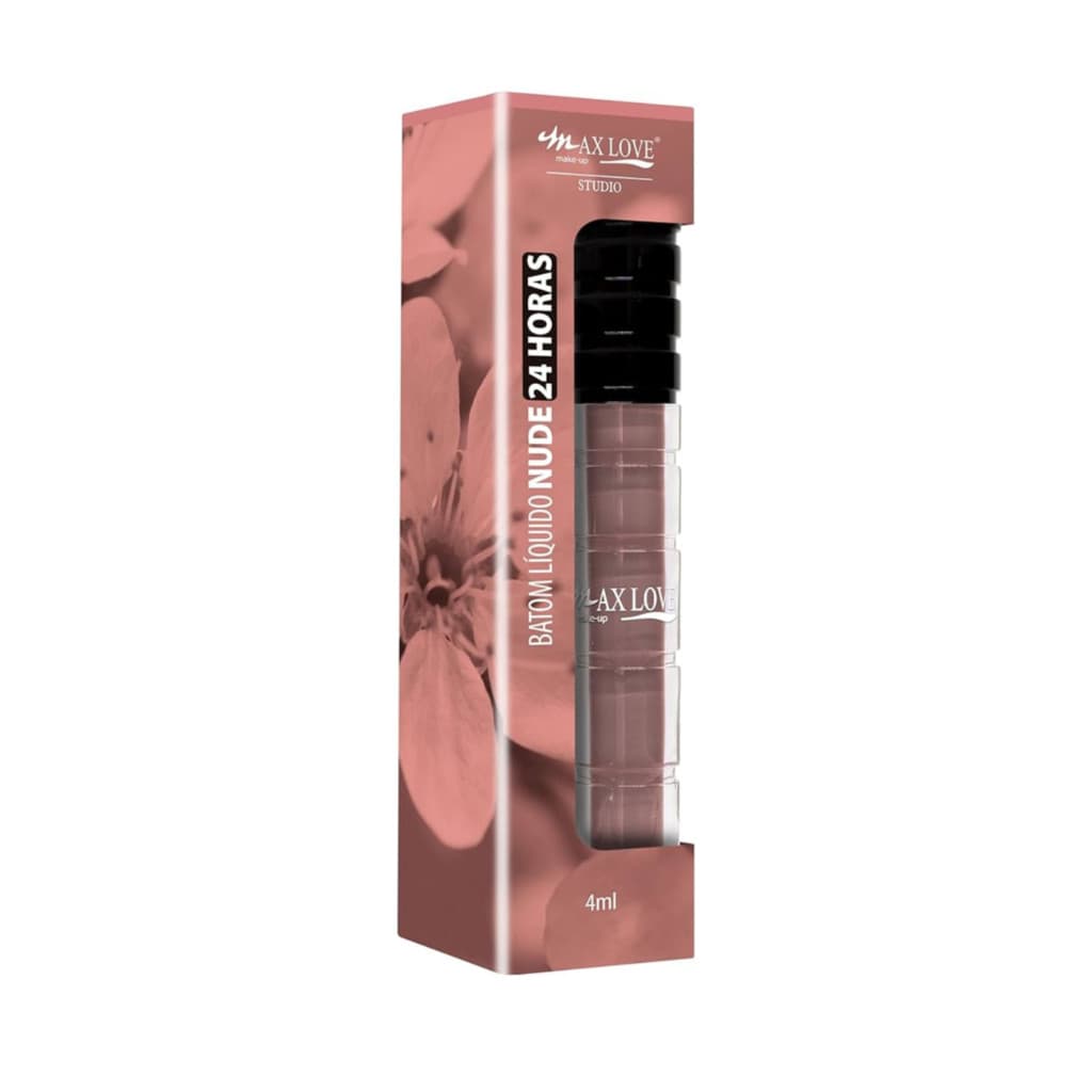 BATOM LÍQUIDO MATTE MAX LOVE 24H COM ALTA FIXAÇÃO E ACABAMENTO MATTE ELEGANTE