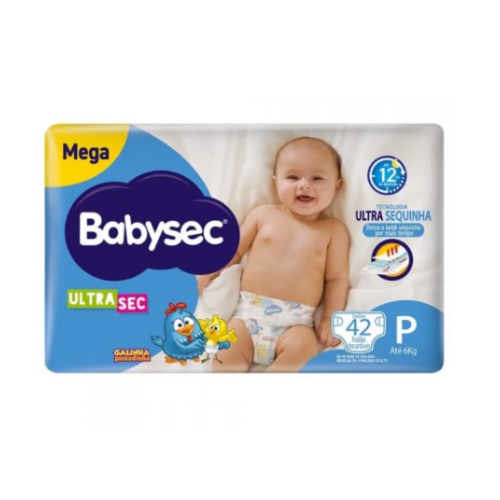 Fralda Babysec Pacote Mega