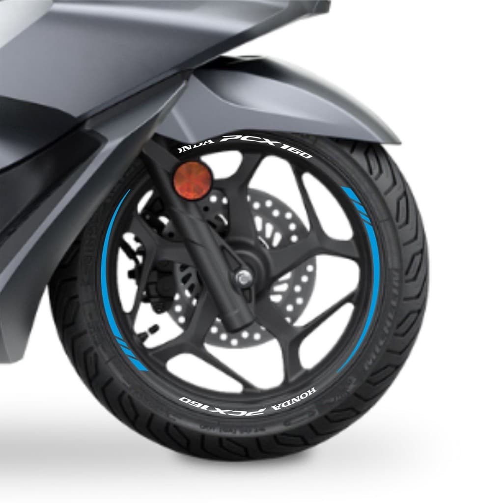 Kit Refletivo de Adesivos para Rodas e Frisos para Moto Honda PCX160 PCX 160 para roda de Moto