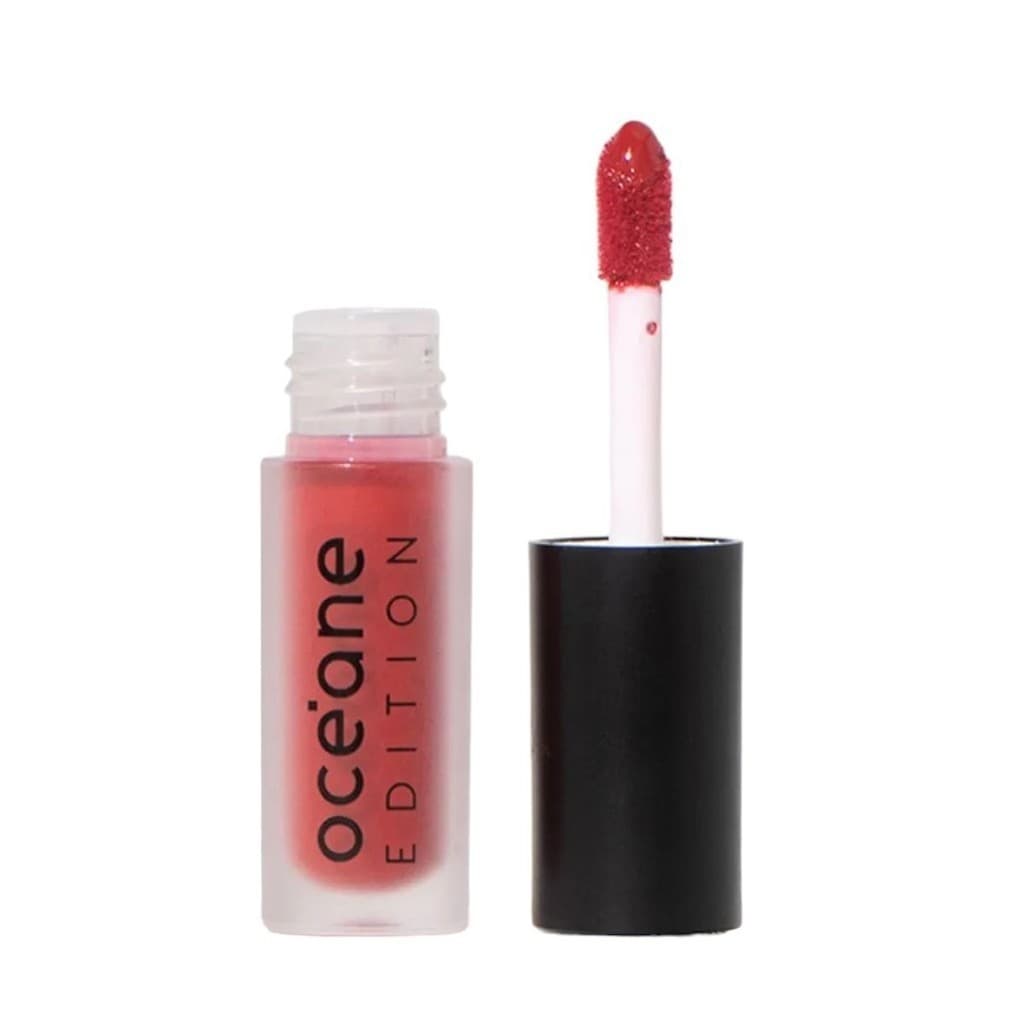 Mini Batom Líquido Vermelho Matte Océane Edition 1g – Tom Real Deal com Fixação Intensa