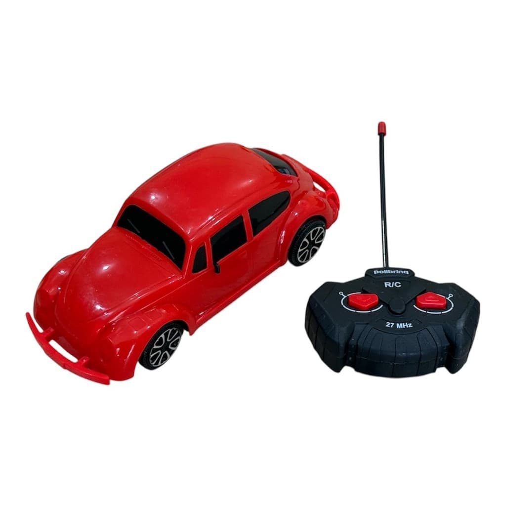 Carrinho Controle Remoto Fusca - Vermelho - Polibrinq