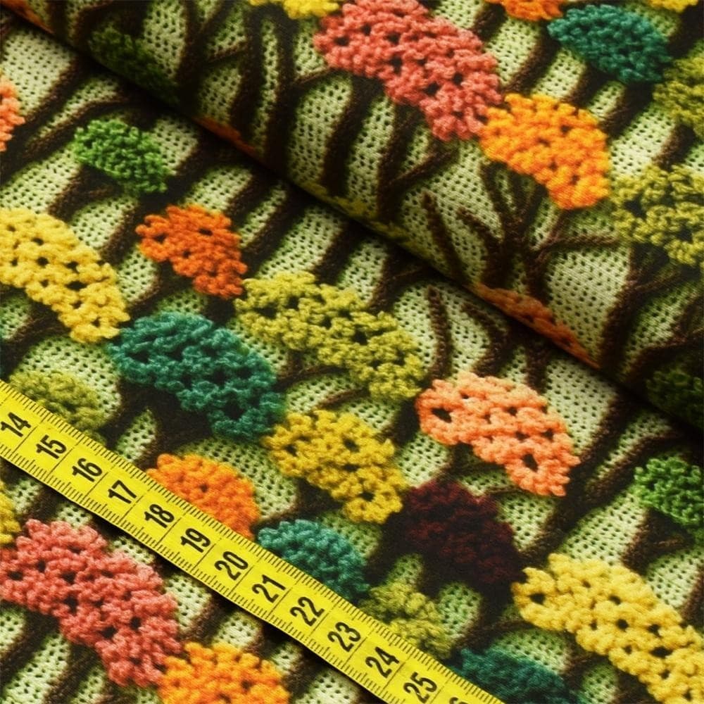 Tecido Estampado para Patchwork - Renata Blanco : Crochê (0,50x1,40)