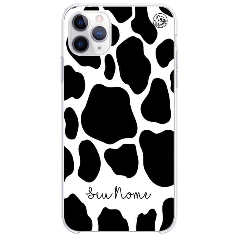 Capinha de Celular Vaquinha Personalizada com Nome-Diversos Celulares