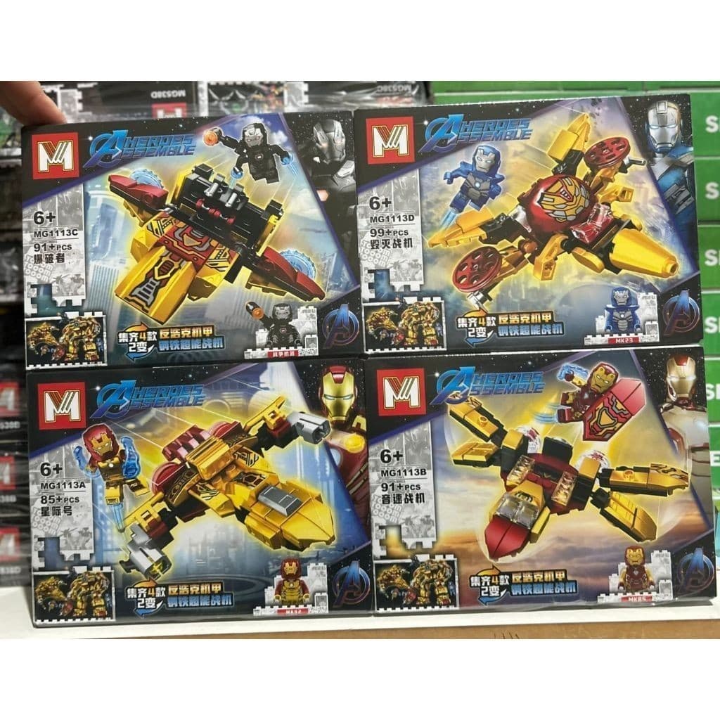 LEGO BLOCO DE MONTAR HOMEM DE FERRO VINGADORES - ENVIO RAPIDO MELHORES DO MOMENTO 