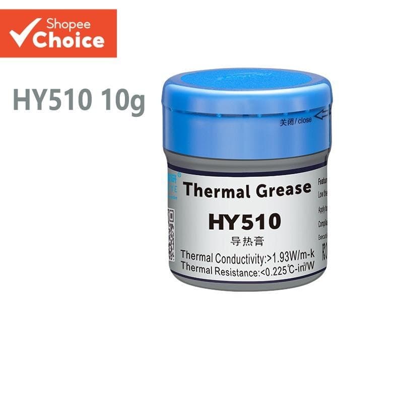 HY510 Laptop Pasta Térmica CPU Condutor Cinza Meia Garrafa Barril Silicone Graxa Dissipação De Calor