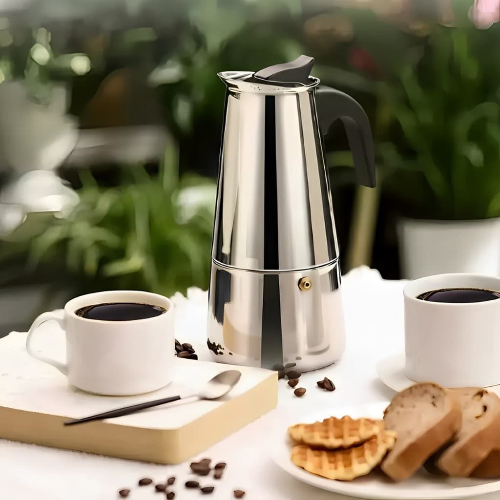 Cafeteira Italiana Expresso Café 9 Xícaras 450ml