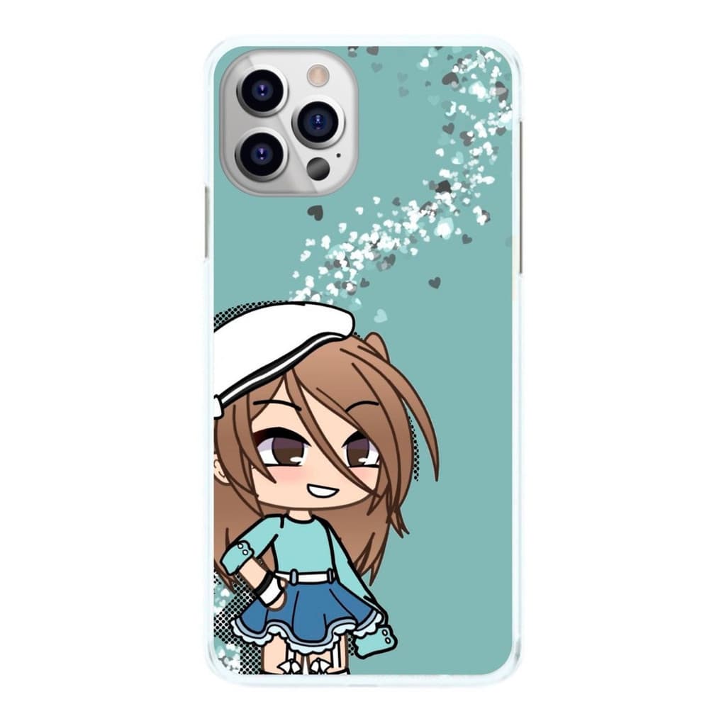 Capinha Gacha Life Menina Boneca Fundo Verde Capa de Celular