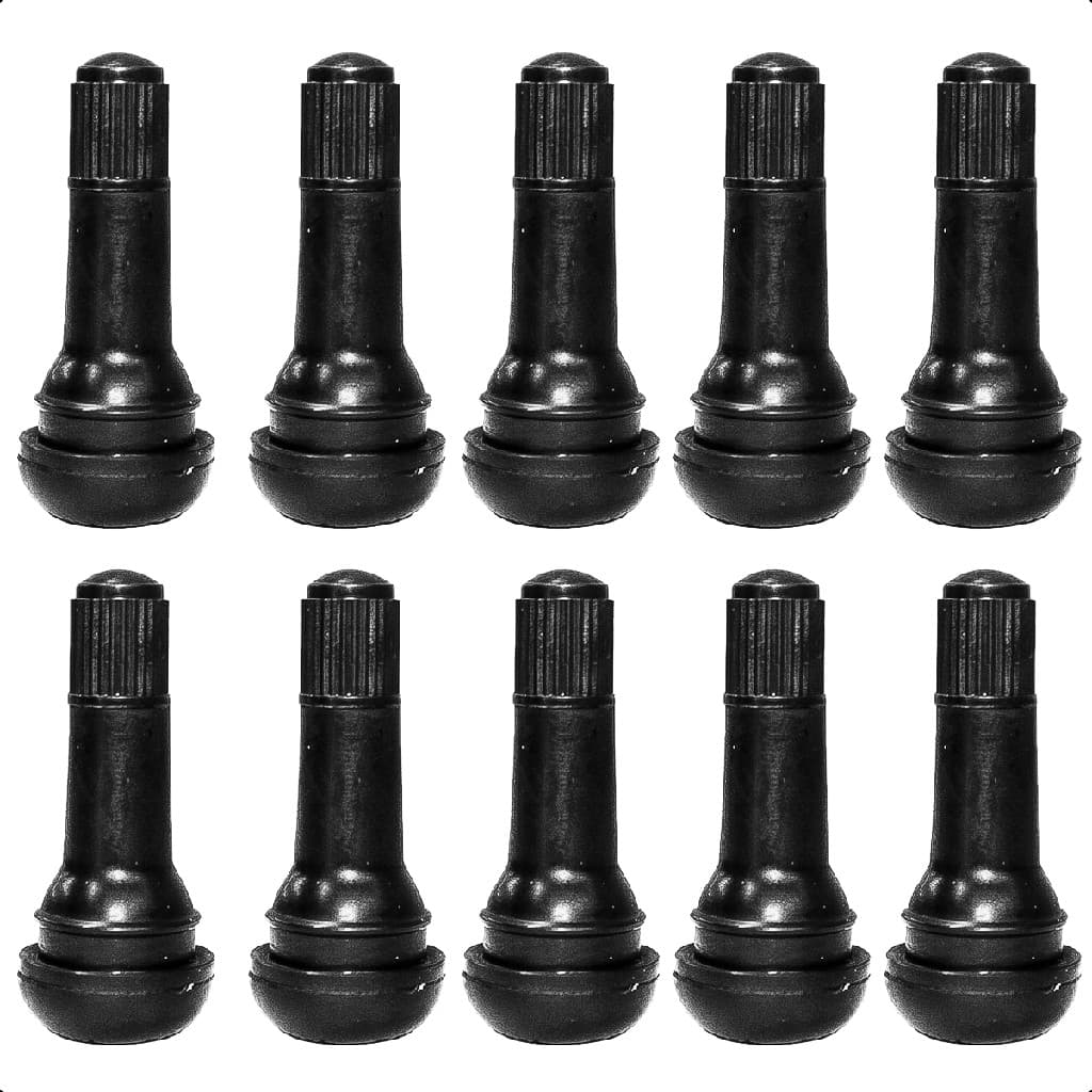 Kit 10 Bicos Válvula Pneus Sem Câmara de Moto TR413 Aro 14 a 33