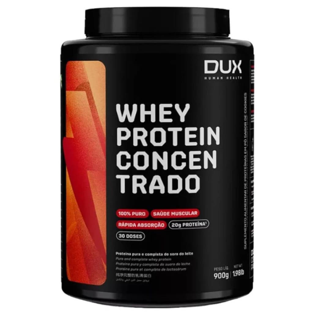Whey Protein Concentrado Dux Human Health Chocolate Branco | 900g