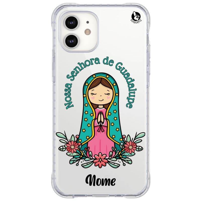 Capinha de Celular  Nossa Senhora de Guadalupe - Personalizada com nome - Diversos Celulares