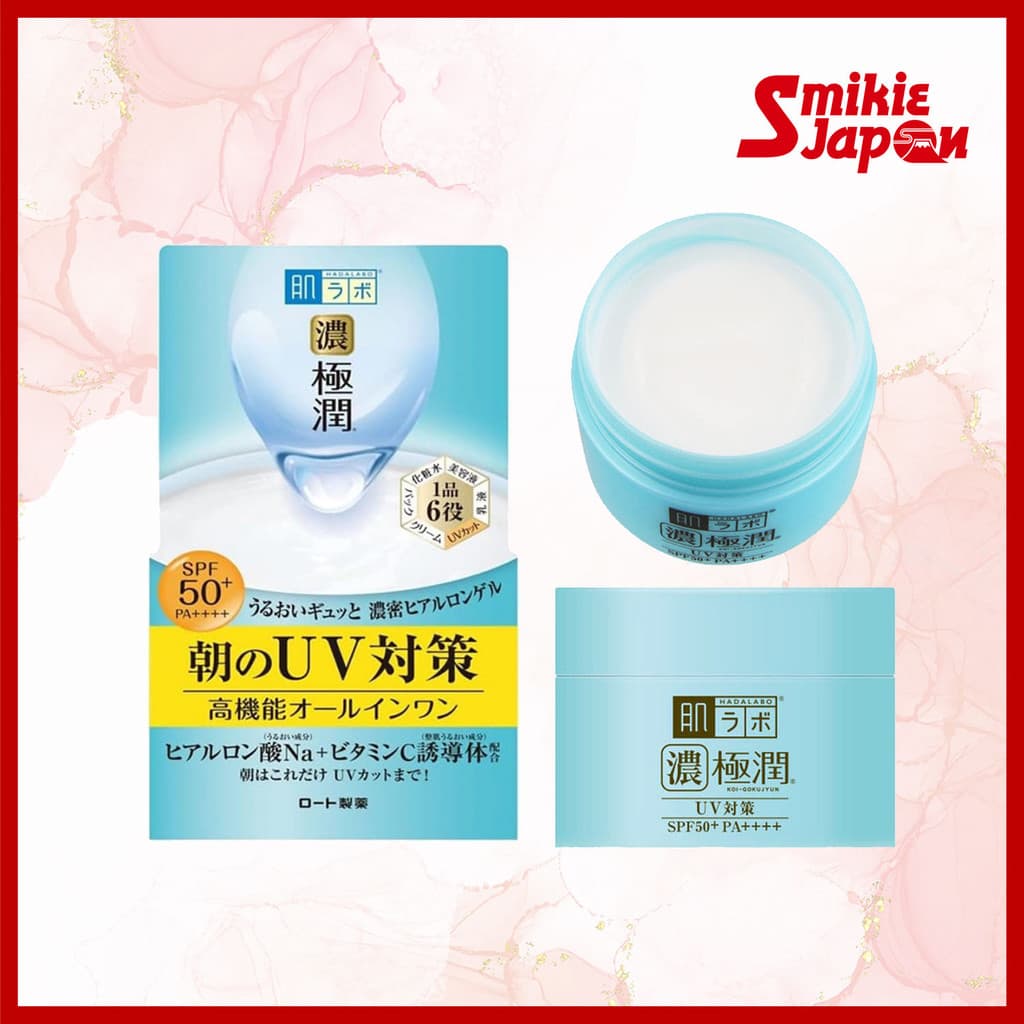 Rohto Hada Labo All-in-One Gokujun UV White Gel 90g Fps50 + PA + Direto Do Japão