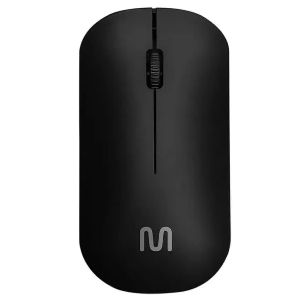 Mouse Sem Fio Preto Slim Box USB 1200DPI 3 Botões MO307 - Multi