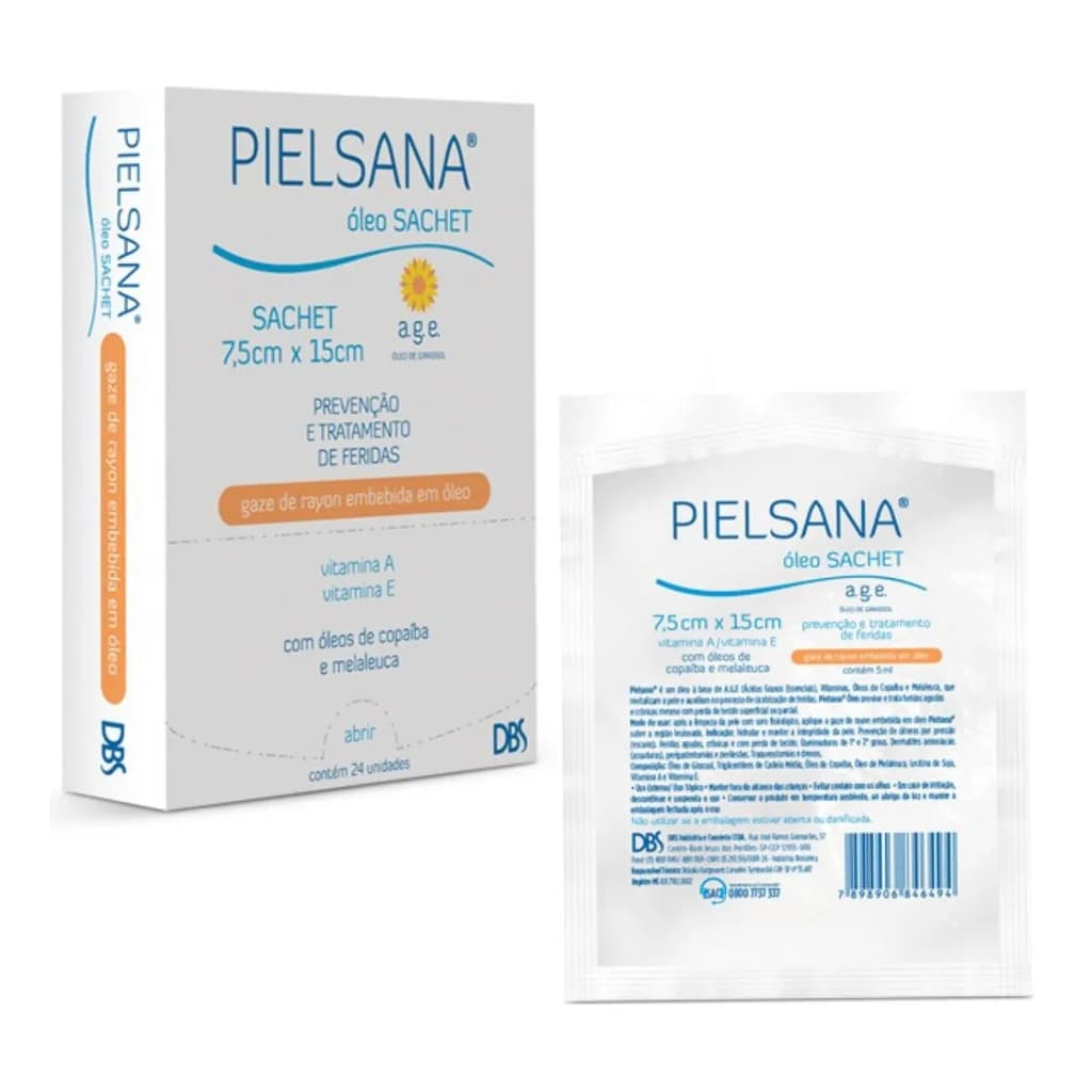 Kit 10x Curativo Rayon Com Age 7,5 X 15cm - Pielsana Dbs
