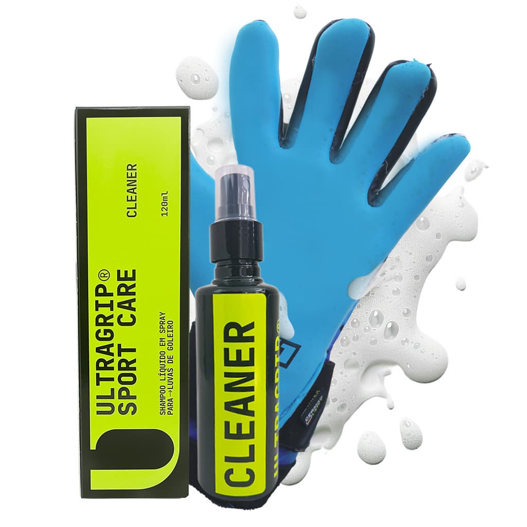 ULTRAGRIP® Cleaner Shampoo Para Luvas De Goleiro Profissional Limpeza Profunda Hidratante 120ml