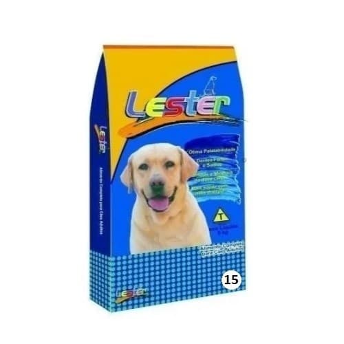 Ração Lester Cães Adulto Sabor Carne 15 Kg