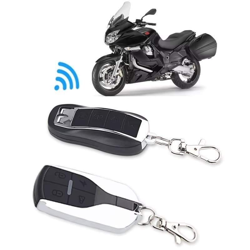 Sistema de alarme antifurto para motocicleta parada de partida do motor com controle, módulo chave e Buzina 12v LE-7991