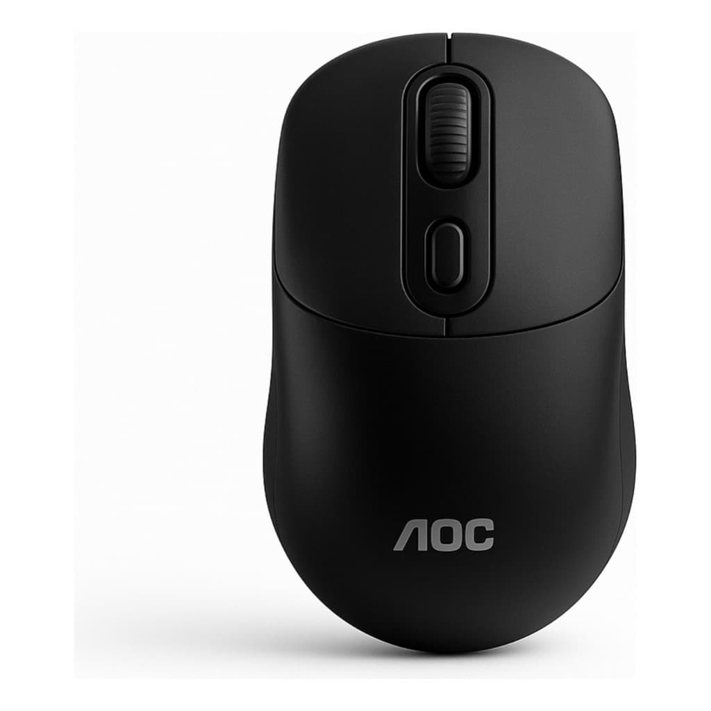 Mouse Óptico Sem Fio Com Receptor Usb - Preto e Branco