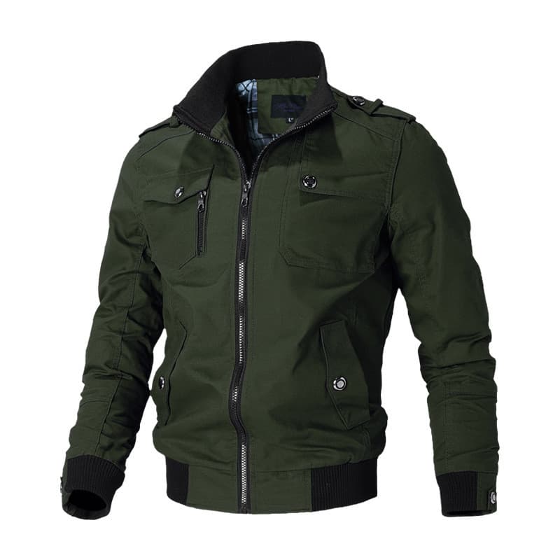 Jaquetas Masculinas Camisola Blusão Jaqueta Da Motocicleta Boa Qualidade Bombardeiro Piloto Gola Casual Motor